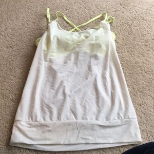Lucy Workout tank top. Built in sports bra.